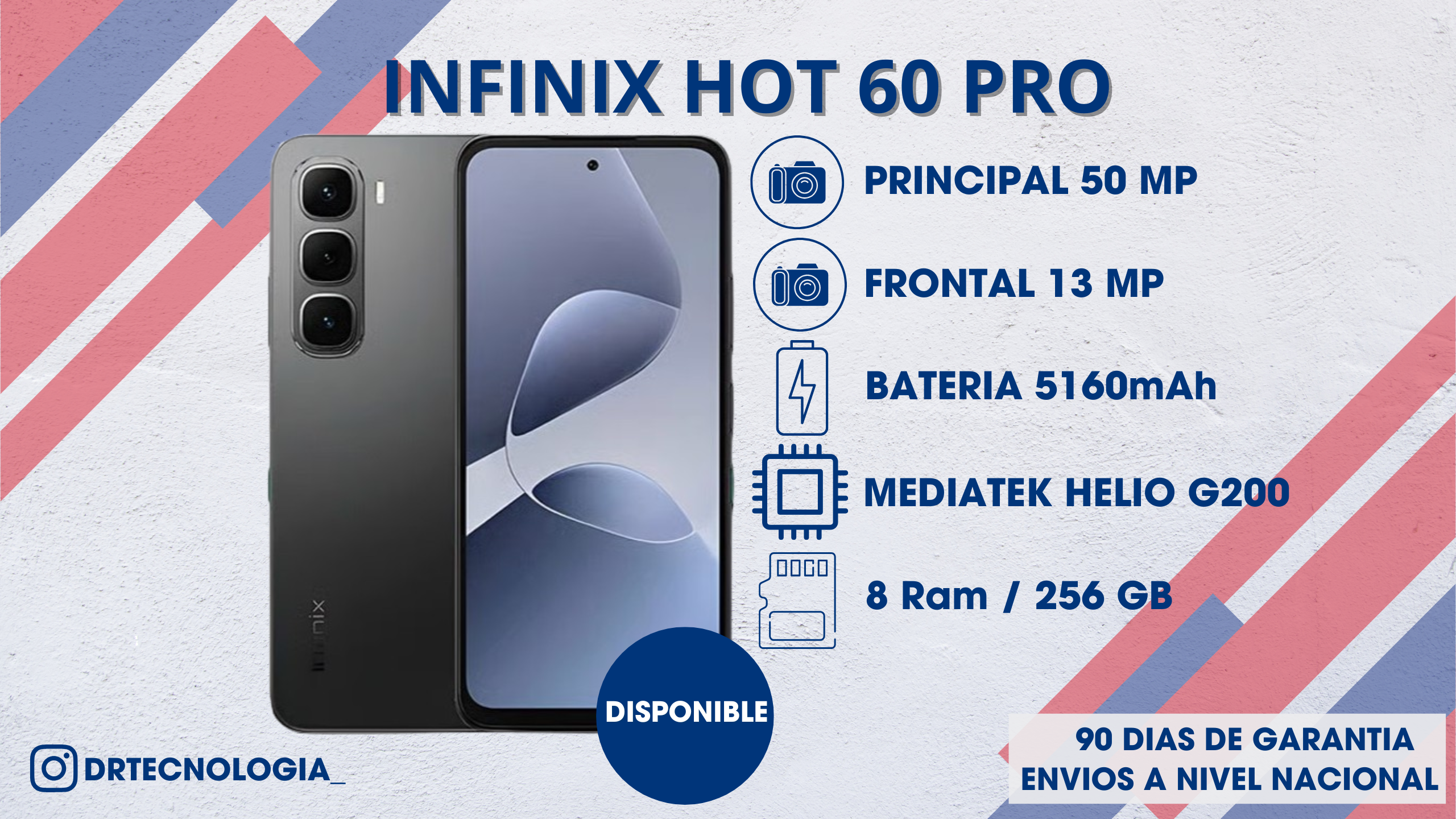 TELEFONO INFINIX HOT 60 PRO 8/256 